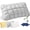 Gray, variant on Cooling Marshmallow Pillow for Sleep, Soft Cloud Puff Pillow with Breathable Quilted Design, Neck Support for Side and Back Sleepers, Cooling Bed Pillow for All Seasons (White, 2pcs)