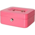 thumbnail image 1 of Locking Medium Steel Cash Box with Money Tray Lock Box, 1 of 9