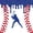 B Deepblue White Red, variant on Erosebridal Baseball Sport Black Out Curtains,Blue Ice Cream Drip Curtains Pack of 2 (42x63 Each) For Boys Kids