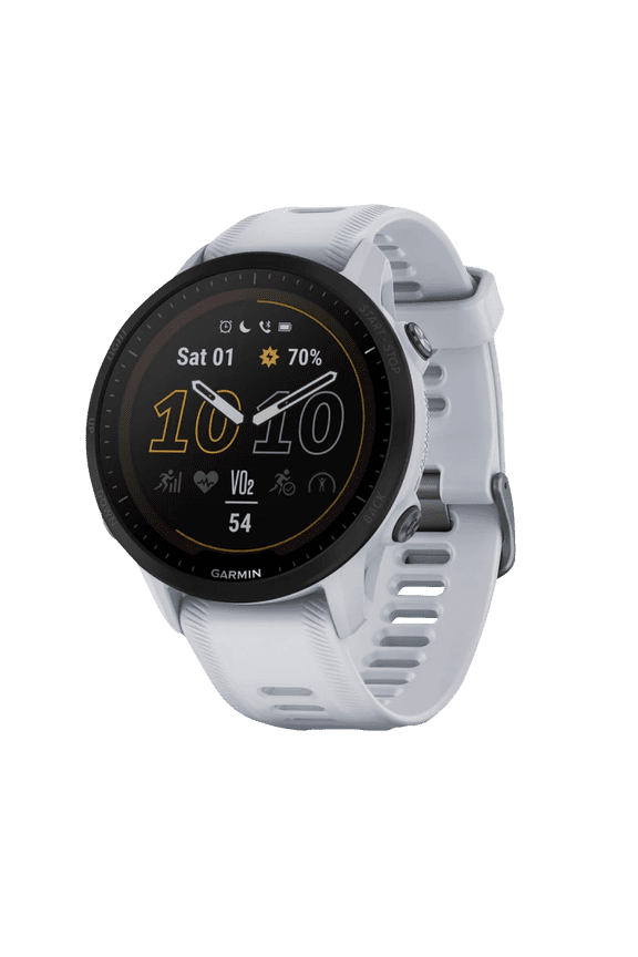 Restored Garmin Forerunner 955 Solar, Whitestone Garmin Certified (Refurbished)