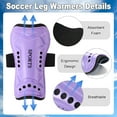 thumbnail image 7 of Hengguang 4 Pcs Soccer Shin Guards Set for Kids - Youth Protective Pads with 3 Pairs Socks, Lightweight Breathable Gear for Boys & Girls Ages 6-14, 7 of 7