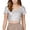 e-578Silver2745, variant on Women Blouse Sexy Sparkling Sequins Backless Crop Tops Multicolor T Shirt Boho Female Solid Color Dailywear
