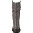 thumbnail image 3 of Sun + Stone Womens Nelliee Lug Sole Zipper Mid-Calf Boots, 3 of 3