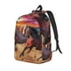 thumbnail image 1 of Disketp a herd of horses Mochila de Lona Estampada, Mochila Escolar de Viaje Ligera para Estudiantes y Portátil-Small, 1 of 5