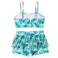 thumbnail image 4 of Gerichy Toddler Girl Swimsuit,Girls Bathing Suit Toddler Girls Long Sleeve Frower Printing Beach Bathing Baby Suit Girls Swimwear Swimsuit, 4 of 9