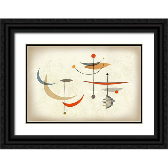 Theodore, James 24x17 Black Ornate Wood Framed with Double Matting Museum Art Print Titled - Atomic Balance