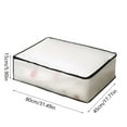 thumbnail image 2 of CHEEPUM Closer Storage Organization Storage Bins Clothes EVA Quilt Storage Bag Multi Size Clothing Quilt Storage Box Proof Transparent Visible Moving Duffel Bag, 2 of 7