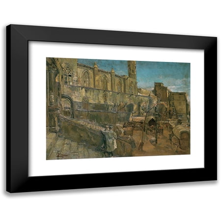 Francesc Gimeno 14x11 Black Modern Framed Museum Art Print Titled - King Plaza