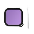 thumbnail image 4 of EeaseCA 1 Set of 3PCS Sports Camera Diving Filter Waterproof Case Lens Filter Compatible for Insta360 ONE R, 4 of 7