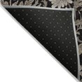 thumbnail image 3 of Addison Rugs Chantille Indoor/Outdoor Transitional Floral Black Washable Rectangle Rug, 9' x 12', 3 of 6