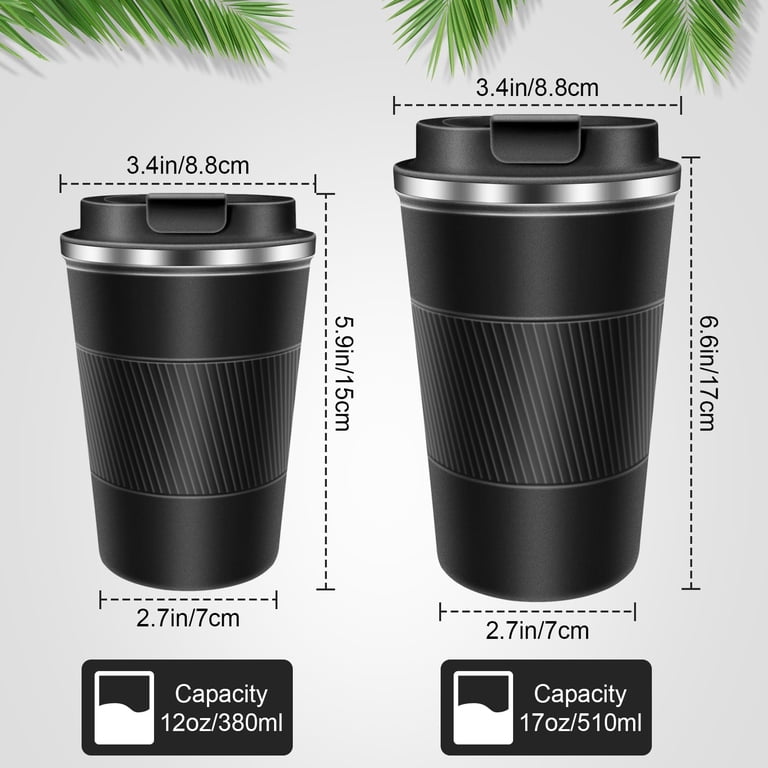 JOUALY 13 oz Stainless Steel Vacuum Insulated Coffee Tumbler photo 2