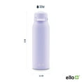 thumbnail image 4 of Ello Flip & Fill 32oz Stainless Steel Water Bottle, Lavender, 4 of 10