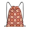 thumbnail image 1 of Xecao 70s Retro Style Pattern Sports Drawstring Backpack - String Swim Gym Bag with Wet Proof Pocket for Women&Men-Medium, 1 of 6