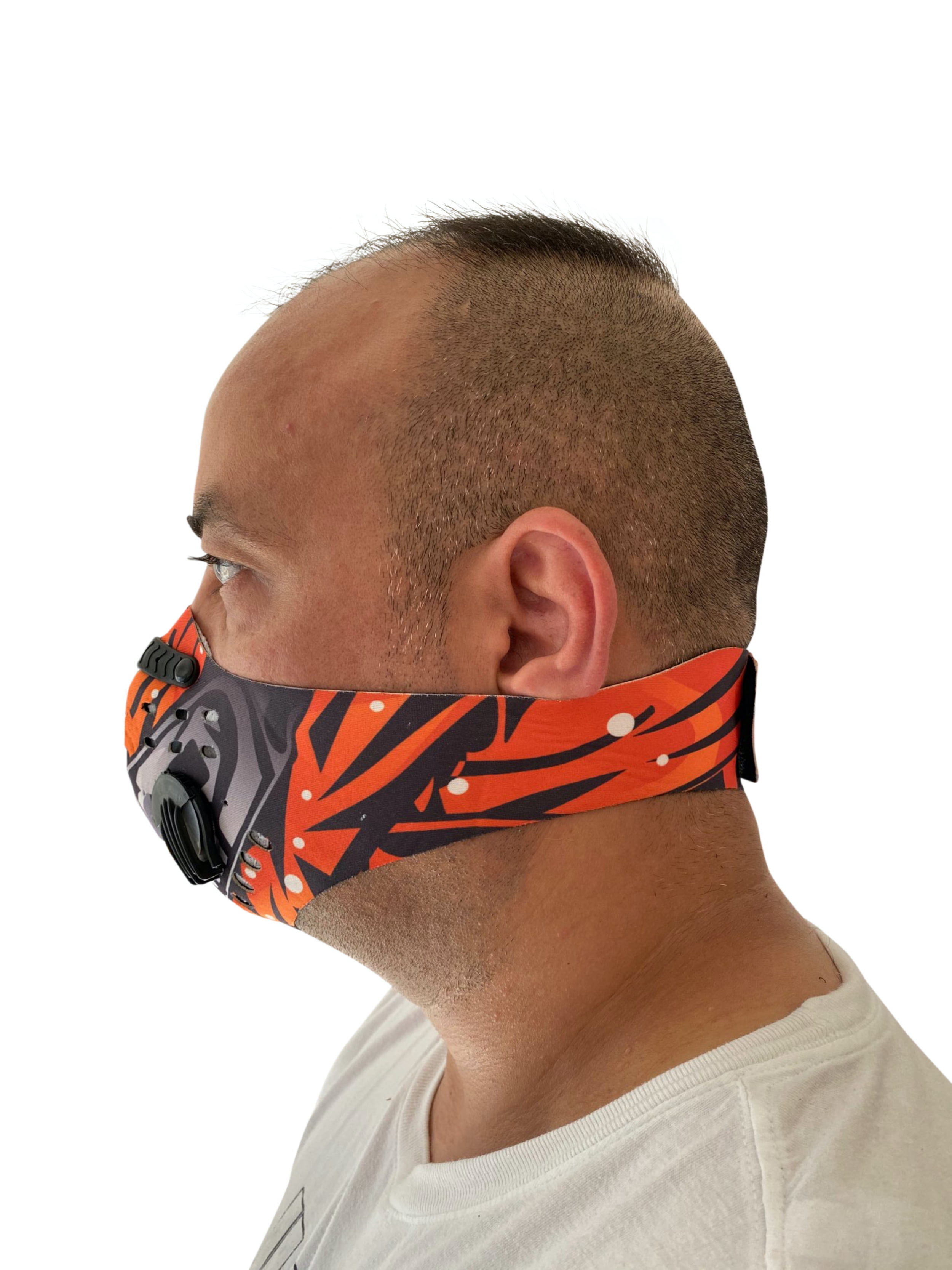 Cycling Sport Face Mask With Active Carbon Filter – Washable, Adjustable, Unisex