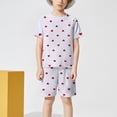 thumbnail image 5 of UAYOTSE 1T 2T 3T 4T 5T Toddler Girl Summer Clothes Set Short Sleeve T-shirt Tops Floral Bottom Pants Little Kids Outfits 2Pcs,Sizes 2-3 Years, 5 of 6