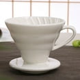 thumbnail image 4 of Ceramic V60 tapered hand coffee filter Cup spiral pattern drip matte filter coffee appliance, 4 of 6