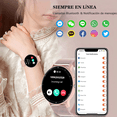 thumbnail image 2 of Reloj Inteligente Mujere Hombre Deportivo Llamada Bluetooth Xtellar Color De La Correa Rosa, 2 of 4
