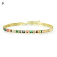 thumbnail image 1 of OUSITAID Choker Necklace Cubic Zirconia Sparkling Popular Rectangular Rhinestones Necklace, 1 of 4