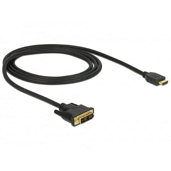 Delock HDMI zu DVI 18 1 Kabel bidirektional Videokabel-Adapter 1,0 m