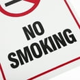 thumbnail image 3 of Miangastore No Smoking Sign Business No Smoking Aluminum Sign Warning Sign For Restaurant, 3 of 8