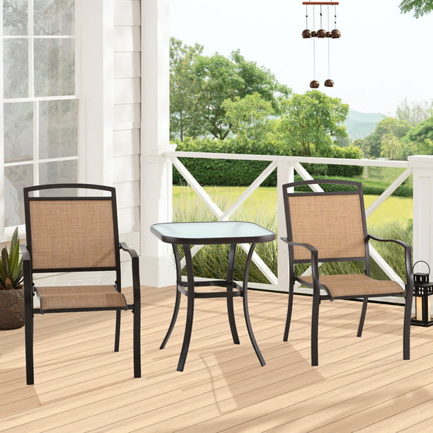 3-Pc Mainstays Sand Dune Outdoor Bistro Set on sale for $68