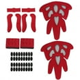 thumbnail image 2 of Juego de 2 forros universales para casco de seguridad Nikou con red a prueba de insectos, 2 of 15