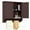 Brown, variant on Costway Wall Mounted Bathroom Medicine Cabinet Storage Cupboard w/ Towel Bar