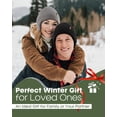 thumbnail image 3 of FURTALK Winter Beanie Hats with Earflap for Men Warm Fleece Line Knitted Outdoor Caps, 3 of 3