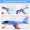 thumbnail image 6 of 4 Pack Airplane Toys, 14" Large Throwing Foam Plane, 2 Flight Mode Glider, Flying Toy for Kids, Birthday Gifts for 3 4 5 6 7 8 9 10 11 12 Year Old Boys Girls, Outdoor Sport Toys Party Favors, 6 of 8