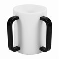thumbnail image 1 of Vaso para Lavar las Manos de Acrílico con Dos Asas de Acrílico para Oración Judía, Asas Negras., 1 of 1