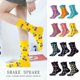 thumbnail image 2 of 10 pares de calcetines para mujer, algodón, elásticos, estampado de alimentos, frutas, lindos, divertidos, calcetines de corte bajo/alto, regalos para mujeres adultas y adolescentes, 2 of 4
