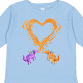 thumbnail image 4 of Inktastic Fire Heart Dragons Boys or Girls Long Sleeve Toddler T-Shirt, 4 of 5
