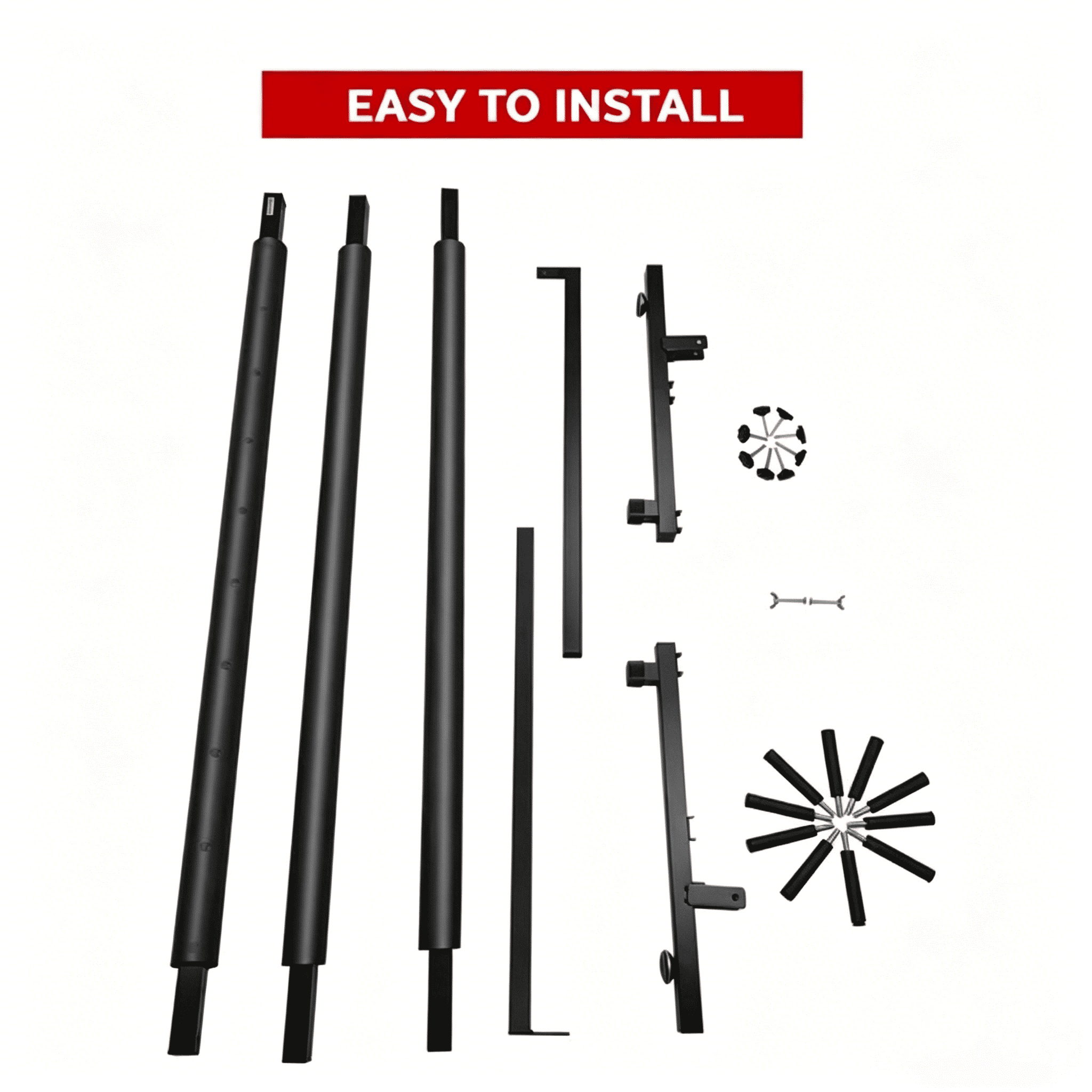 Guitar Rack 9 Slot Multi Guitar Stand Nine Display Floor Stand Safe Storage Foldable Portable for Electric Acoustic Flying V Guitars