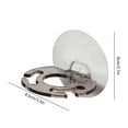 thumbnail image 3 of Miogawg Shower Toothbrush Hanger, 4 PCS Toothbrush Holder Wall Mounted, Punch Free Self Adhesive Wall Mount Toothbrush Holder, For Bathroom Toothbrush Razors And Toothpaste Placement, 3 of 6