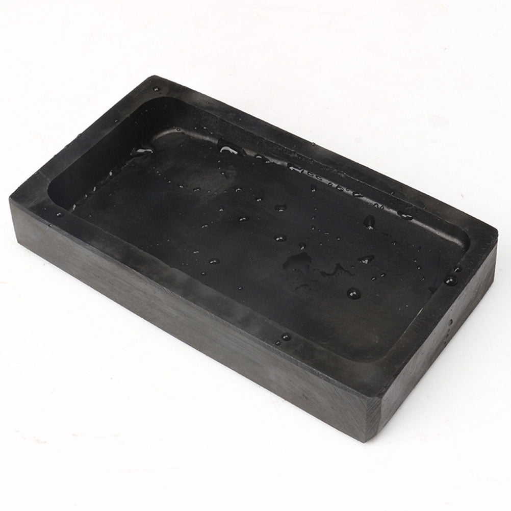 LEORX Permanent Inkstone for Writing Chinese Calligraphy Inkstone Rough Stone Student