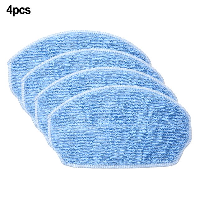 Bgsha 4 /10 Pack Chiffons de Vadrouille Réutilisables pour Remplacement de Robot Aspirateur GOOVI BR151 / BR150