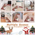 thumbnail image 6 of Christmas Kitchen Rugs Set of 2 Non Slip Cushioned Anti Fatigue Kitchen Floor Mat with Runner Waterproof Red Buffalo Plaid Floor Carpet Farmhouse Kitchen Mats for Holiday Winter Decoration, 6 of 6