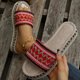 thumbnail image 5 of Amzcrzy Zapatos de mujer,Zapatos de mujer,Zapatillas de mujer, Sandalias de estilo étnico para mujer, suela gruesa, con boca de pez, pantuflas de cuerda color caramelo Sandalias Mujer Zapatillas De C, 5 of 8