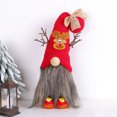 thumbnail image 1 of Fiudx Ofertas flash del día Muñeca sin rostro Red Elks Muñeca navideña, 1 of 5