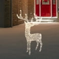 thumbnail image 2 of Northlight LED Lighted Commercial Grade Acrylic Reindeer Outdoor Christmas Decoration - 46.5" - Warm, 2 of 5