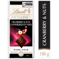 thumbnail image 3 of Lindt EXCELLENCE Cranberry & Nuts Dark Chocolate Bar, 100g, 3 of 6