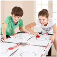 thumbnail image 4 of Air Hockey Pushers Ensemble de Palets, Grande Taille, (2 Poussoirs Marine + 2 Palets Rouges), 4 of 4