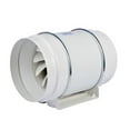 thumbnail image 2 of 8 Inch Inline Booster Fan Plastic Ventilation Pipe Exhaust Ceiling Fan Mixed Flow Inline Duct Fan Turbo Fan 200mm ,Fast Wind Speed, 2 of 6