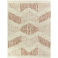 thumbnail image 4 of Carson Carrington  Taxinge Shag Area Rug White/Orange 2'2" x 7' Runner 6' Runner, 8' Runner Off-White, 4 of 5
