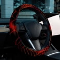 thumbnail image 6 of Spider Web 14.5 Inch Printing PVC Leather Car Wheel Covers Auto Accessories Steering Wheel Covers, 6 of 6