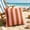 Multicolor-7E, variant on MMJ Outdoor Waterproof Pillow Cover 17.7in Geometric Stripe for Sofa Chair Cushion Summer