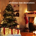 thumbnail image 3 of Christmas Decorations Indoor, Kwaiffeo Set of 3 Christmas Lighted Gift Boxes 60 LED Light up Xmas Present Ornament for Tree Indoor Outdoor Yard Holiday Door, Christmas Lights,Warm White, UL Plug, 3 of 8