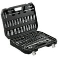 thumbnail image 2 of 106-Piece Socket Set with 1/4" & 3/8" Drive  SAE & Metric  Standard & Deep Sockets  6-Point Design  Includes Ratchet & Accessories in Storage Case, 2 of 7