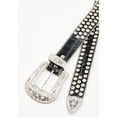 thumbnail image 3 of Shyanne Women's Rhinestone Studded Leather Belt - 6531-BLK M L, 3 of 3