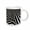 White, variant on 3drose, Black and White Zebra Animal Print, 15oz Mug
